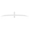 Ekena Millwork Bellingham Architectural Grade PVC Gable Bracket, 108"W x 18"H x 4"D x 4"F, 4/12 Pitch GBP108X18X0404BEL00 - alternate 2